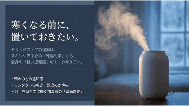 寒くなる前に置いておきたい