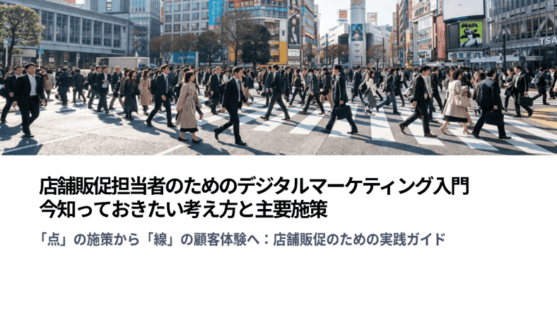 店舗販促担当者のためのデジタルマーケティング入門今知っておきたい