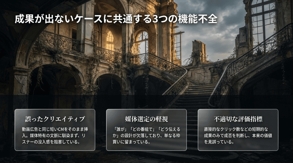 成果出ないケースに共通する3つの機能不全 (1)