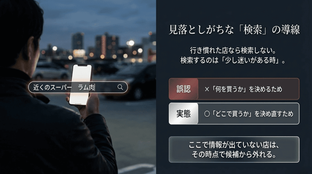 見落としがちな検索の導線