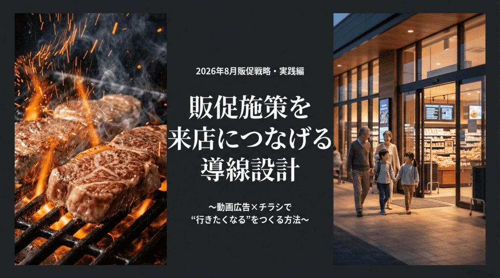 販促施策を来店につなげる導線設計