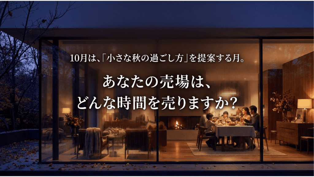 10月は小さな秋の過ごし方を提案する月