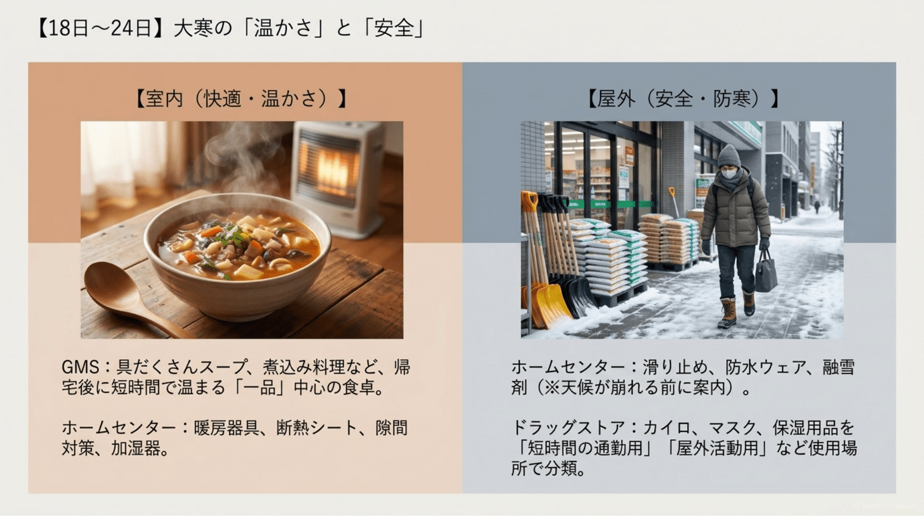 18日~24日大寒の温かさと安全9