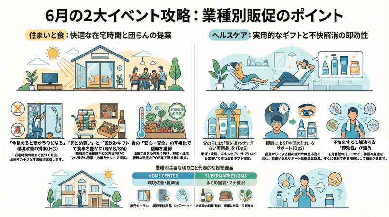 2.業種別に見る、W杯・父の日を活かした6月販促 (1)