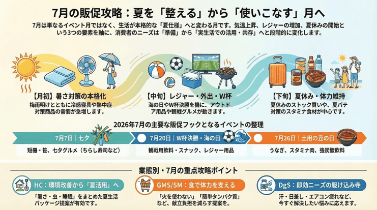 7月の販促攻略ガイド