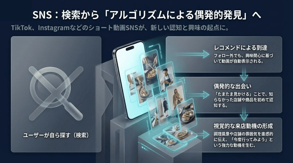 SNSアルゴリズムによる偶発的発見 (1)