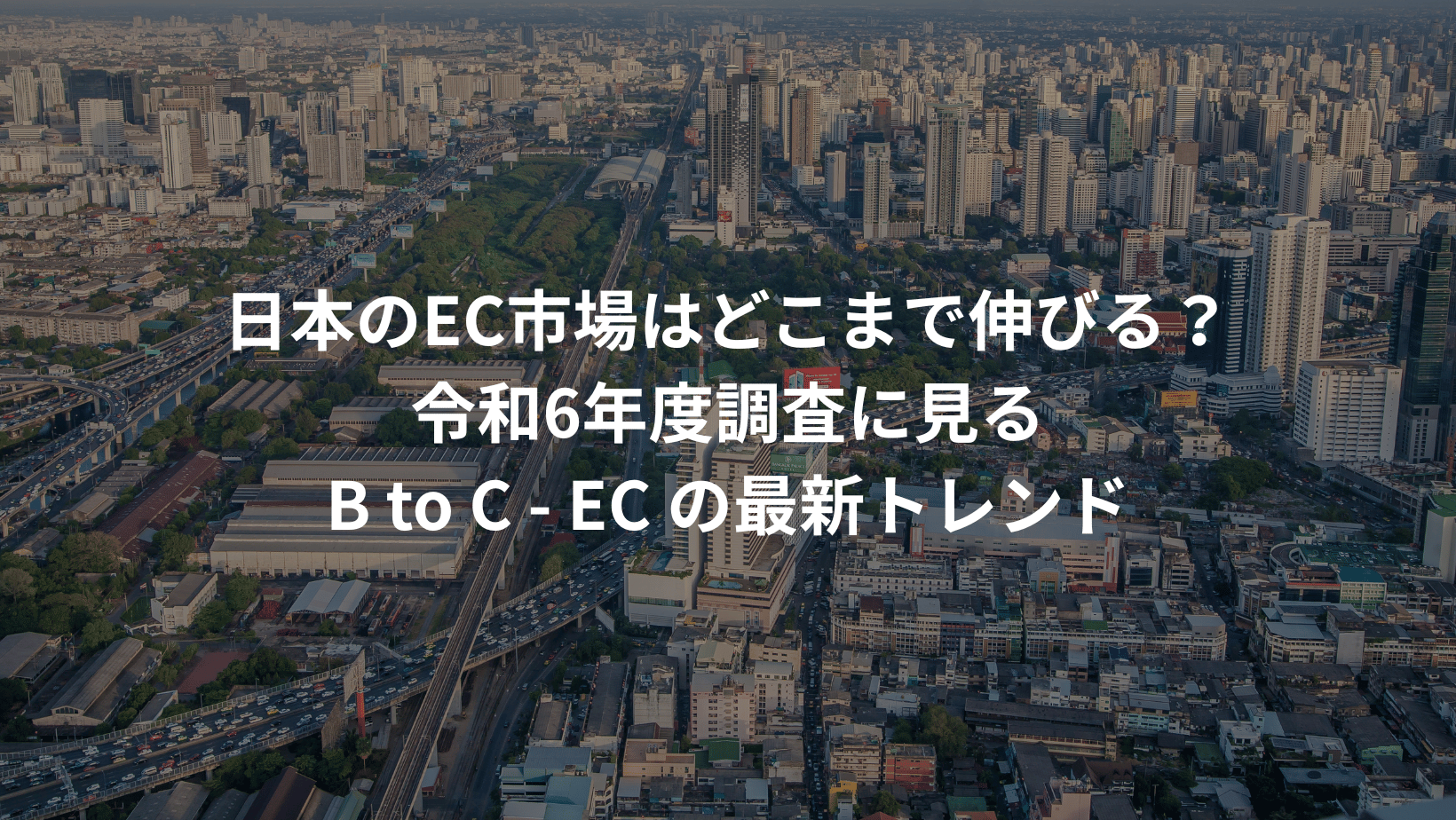 日本のEC市場はどこまで伸びる?令和6年度調査に見るBtoC-ECの最新トレンド